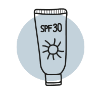 An icon of sunscreen in child care carlingford.